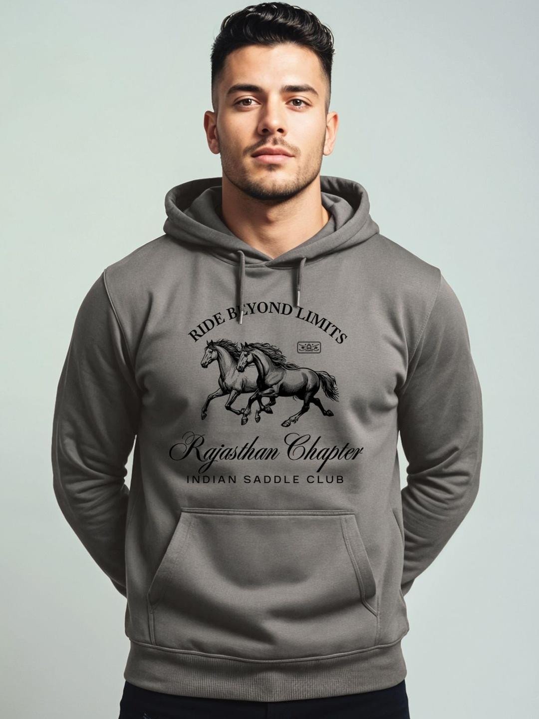 Fleece Printed Graphic Hoodie